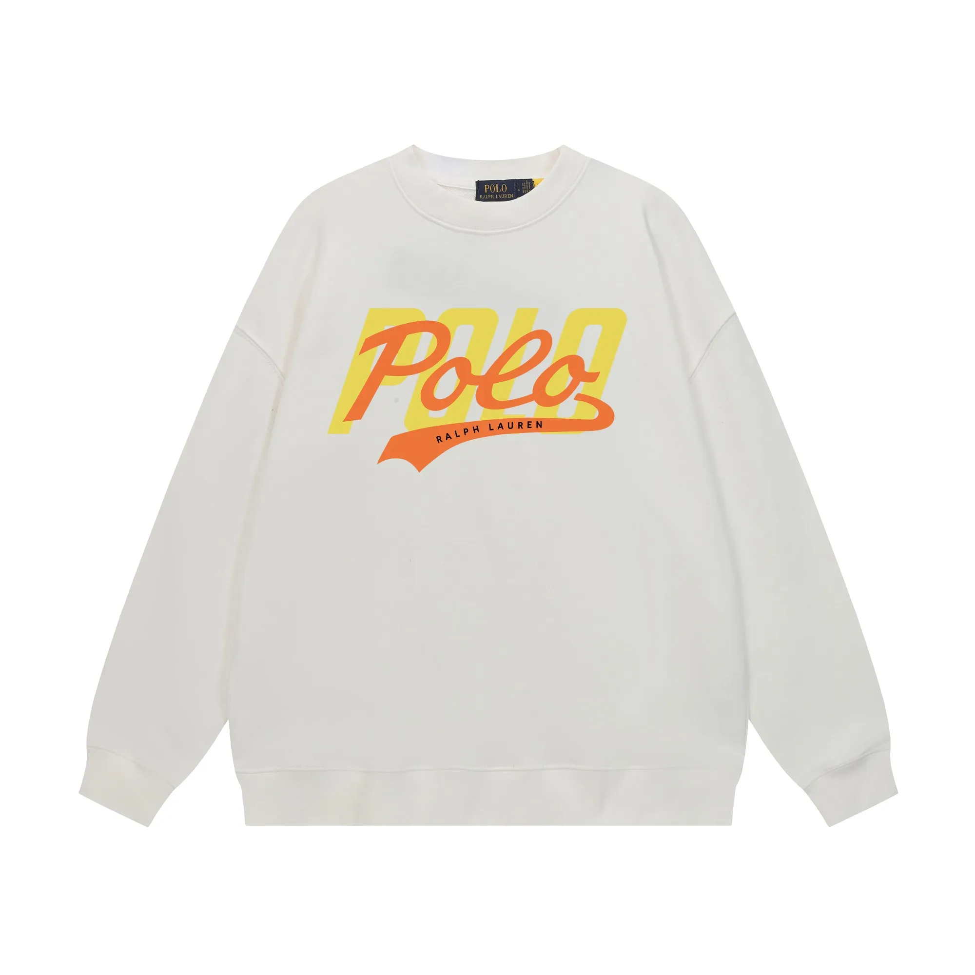 P200 Long-term stock] RalphLauren/Ralph Lauren 2025 autumn and winter new bear letter print 420g heavy large terry sweatshirt Ralph Lauren's age-reducing item, the coat fabric is made of 85% cotton ➕15% polyester, which not only retains the softness, comfort and breathability of cotton, but also adds the wear resistance and wrinkle resistance of polyester fiber, making the clothes more durable and easy to care for. Even in slightly cooler weather, you won't feel stuffy when wearing it. This kind of fabric has a natural crisp feel and is not easy to pill or deform. The bear on the chest is printed with English letters. It is full of color, full of three-dimensionality, and lifelike, adding a bit of liveliness and interest to the whole sweatshirt. There is no pressure to dress, regardless of age or gender. Complete accessories! Color: black, white, navy blue, light floral gray Size: M-L-XL-XXL